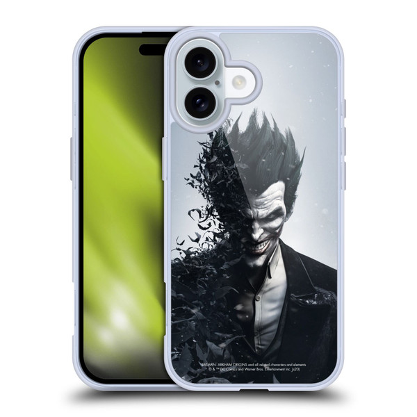 Batman Arkham Origins Key Art Joker Soft Gel Case for Apple iPhone 16 & MagSafe