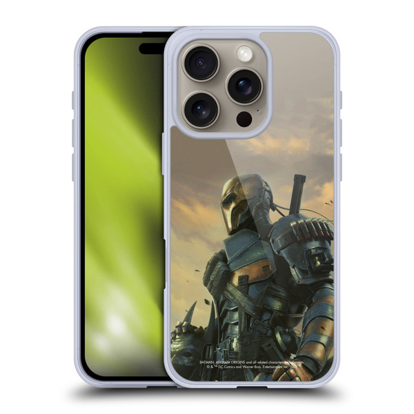 Batman Arkham Origins Key Art Deathstroke 2 Soft Gel Case for Apple iPhone 16 Pro & MagSafe