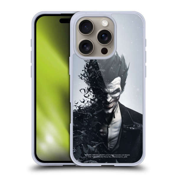 Batman Arkham Origins Key Art Joker Soft Gel Case for Apple iPhone 16 Pro & MagSafe