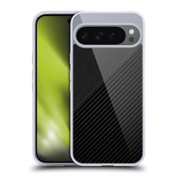 Alyn Spiller Carbon Fiber Leather Soft Gel Case for Google Pixel 9 Pro XL