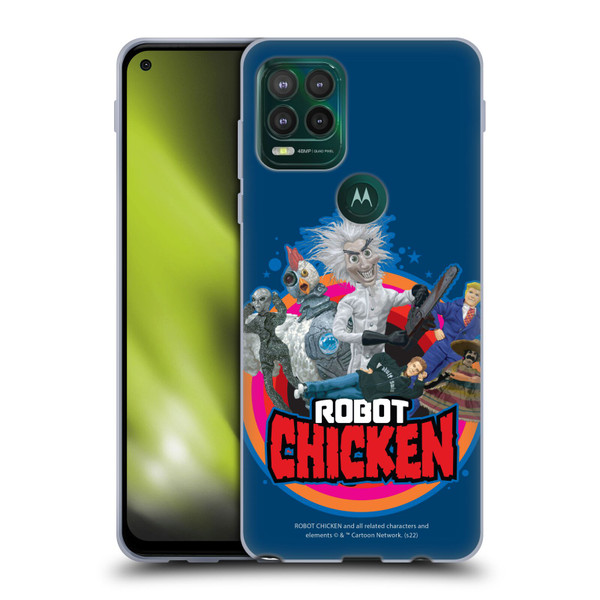 Robot Chicken Graphics Characters Soft Gel Case for Motorola Moto G Stylus 5G 2021