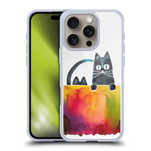 Cat Coquillette Animals 2 Cats Soft Gel Case for Apple iPhone 16 Pro