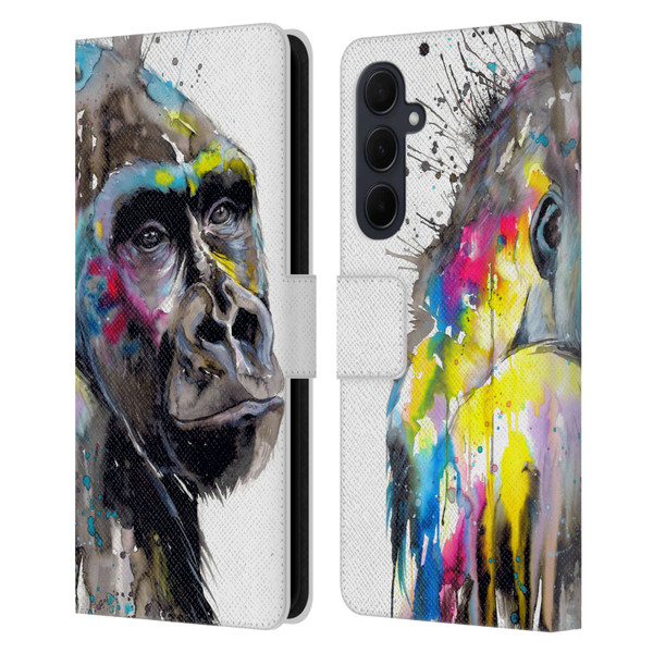Pixie Cold Animals I See The Future Leather Book Wallet Case Cover For Samsung Galaxy A35 5G