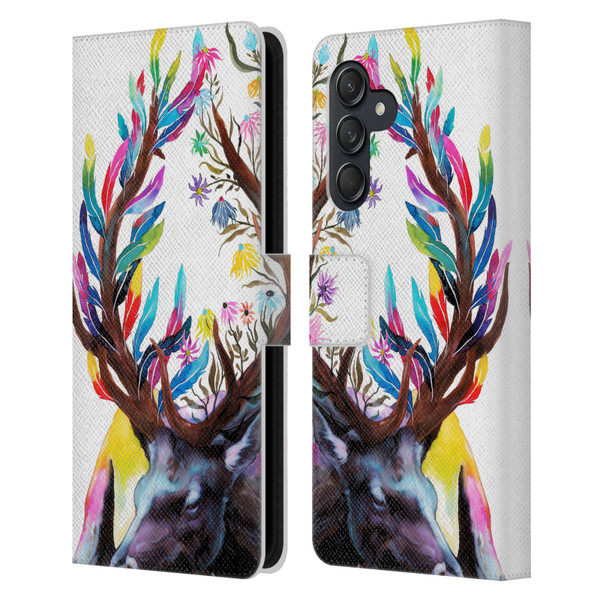 Pixie Cold Animals Memories Leather Book Wallet Case Cover For Samsung Galaxy M55 5G