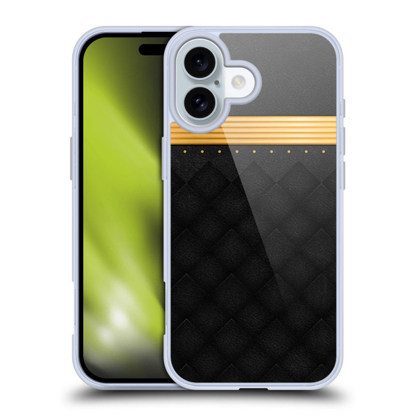 Alyn Spiller Luxury Gold Soft Gel Case for Apple iPhone 16