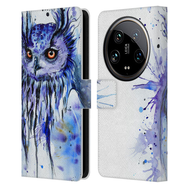 Pixie Cold Animals Secrets Leather Book Wallet Case Cover For Xiaomi 14 Ultra