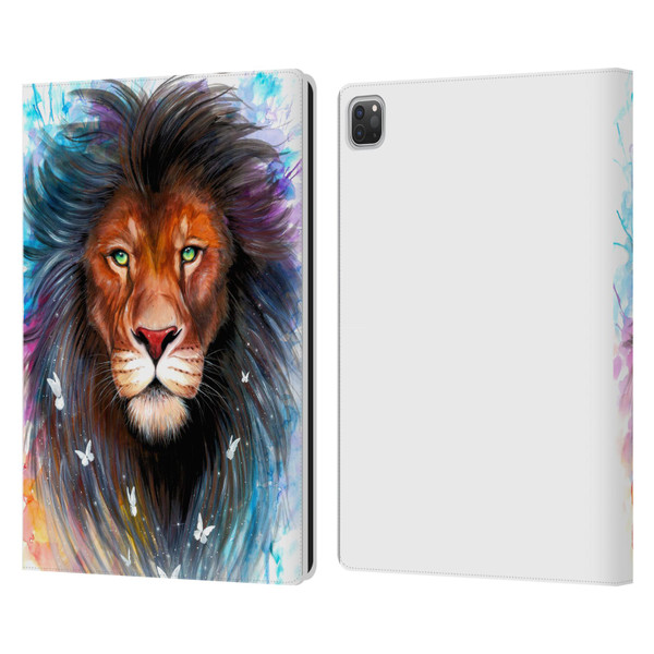 Pixie Cold Cats Sacred King Leather Book Wallet Case Cover For Apple iPad Pro 13 M4 2024