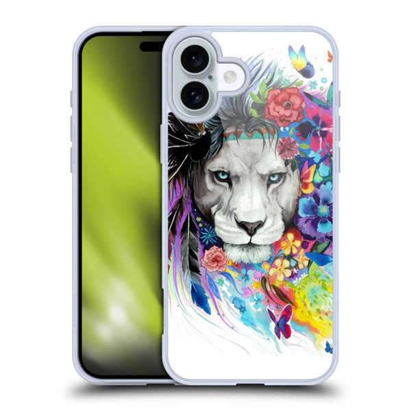 Pixie Cold Cats King Of The Lions Soft Gel Case for Apple iPhone 16 Plus