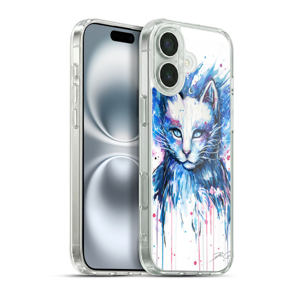 Pixie Cold Cats Space Soft Gel Case for Apple iPhone 16 Plus & MagSafe