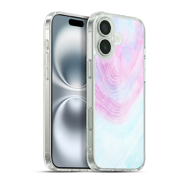 Alyn Spiller Marble Pastel Soft Gel Case for Apple iPhone 16 Plus & MagSafe