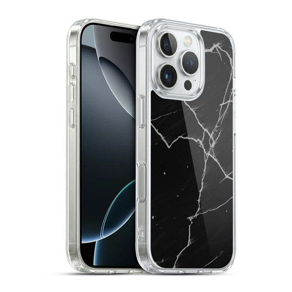 Alyn Spiller Marble Black Soft Gel Case for Apple iPhone 16 Pro & MagSafe