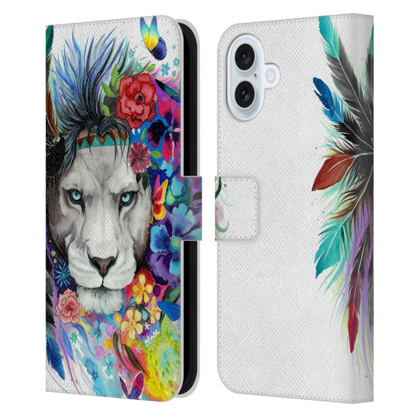 Pixie Cold Cats King Of The Lions Leather Book Wallet Case Cover For Apple iPhone 16 Plus