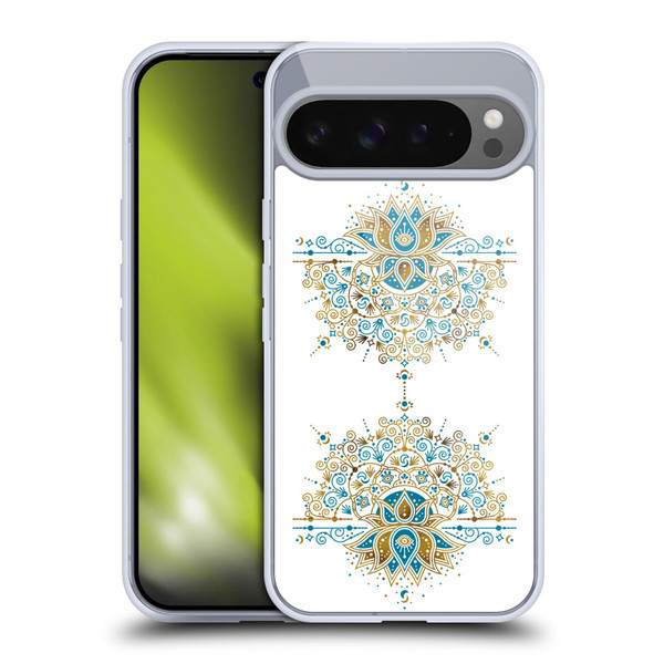 Cat Coquillette Patterns 6 Lotus Bloom Mandala 2 Soft Gel Case for Google Pixel 9 Pro XL