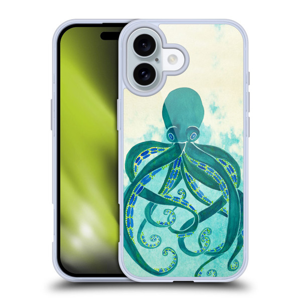 Cat Coquillette Sea Octopus Soft Gel Case for Apple iPhone 16