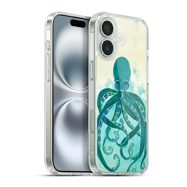 Cat Coquillette Sea Octopus Soft Gel Case for Apple iPhone 16 Plus & MagSafe