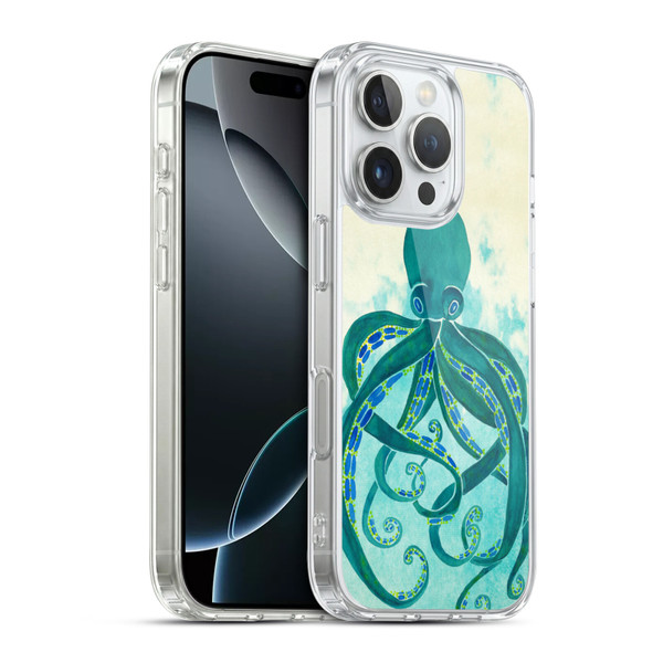 Cat Coquillette Sea Octopus Soft Gel Case for Apple iPhone 16 Pro & MagSafe