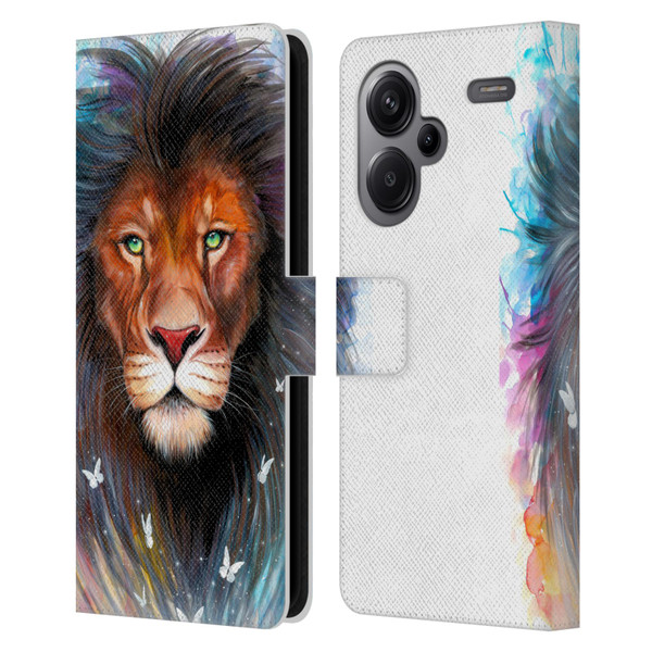 Pixie Cold Cats Sacred King Leather Book Wallet Case Cover For Xiaomi Redmi Note 13 Pro Plus 5G