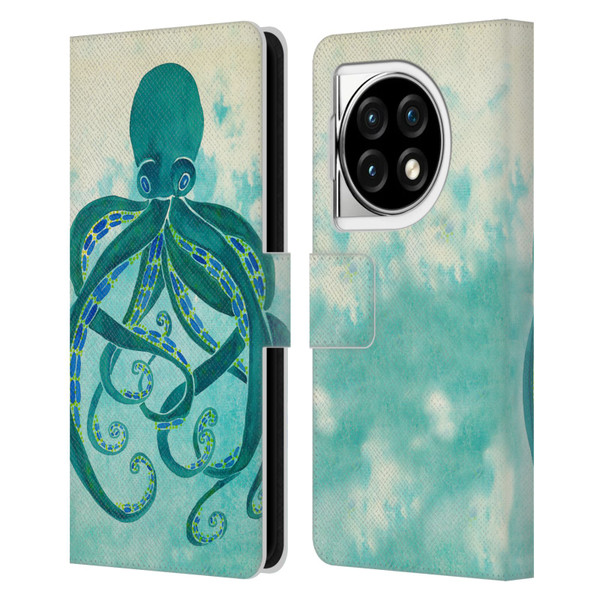 Cat Coquillette Sea Octopus Leather Book Wallet Case Cover For OPPO OnePlus Ace 3 5G