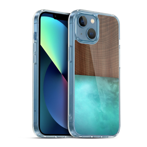 Alyn Spiller Wood & Resin Blocking Soft Gel Case for Apple iPhone 13 Mini & MagSafe