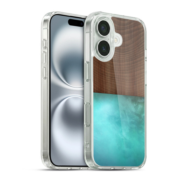 Alyn Spiller Wood & Resin Blocking Soft Gel Case for Apple iPhone 16 & MagSafe
