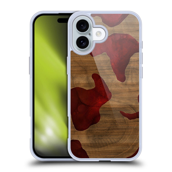 Alyn Spiller Wood & Resin Fire Soft Gel Case for Apple iPhone 16