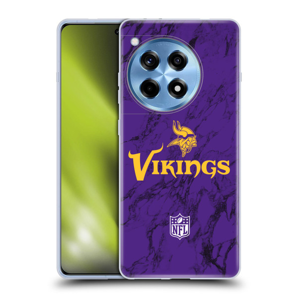 NFL Minnesota Vikings Graphics Coloured Marble Soft Gel Case for OPPO OnePlus Ace 3 5G
