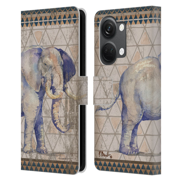 Paul Brent Animals Tribal Elephant Leather Book Wallet Case Cover For OnePlus Nord 3 5G