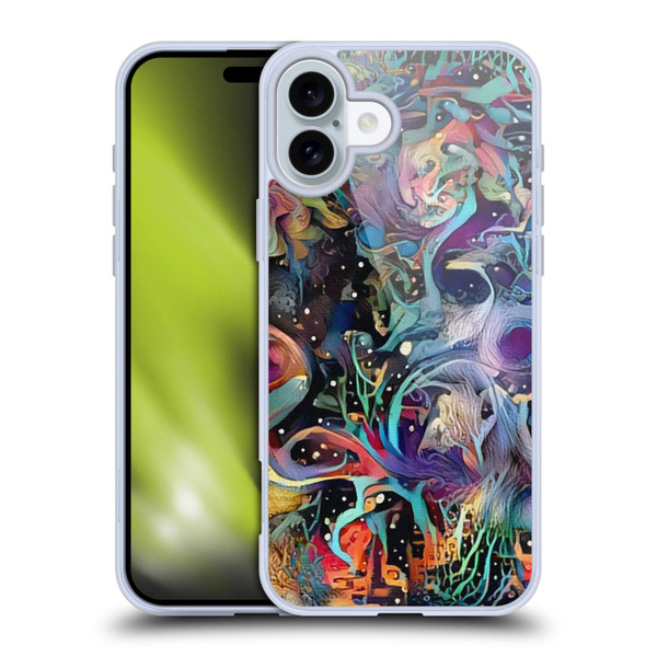 Cosmo18 Jupiter Fantasy Decorative Soft Gel Case for Apple iPhone 16 Plus