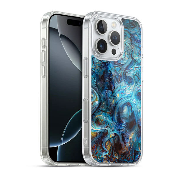 Cosmo18 Jupiter Fantasy Blue Soft Gel Case for Apple iPhone 16 Pro & MagSafe