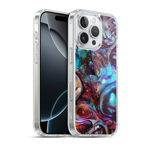 Cosmo18 Jupiter Fantasy Indigo Soft Gel Case for Apple iPhone 16 Pro & MagSafe