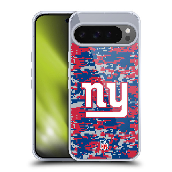 NFL New York Giants Graphics Digital Camouflage Soft Gel Case for Google Pixel 9 Pro XL