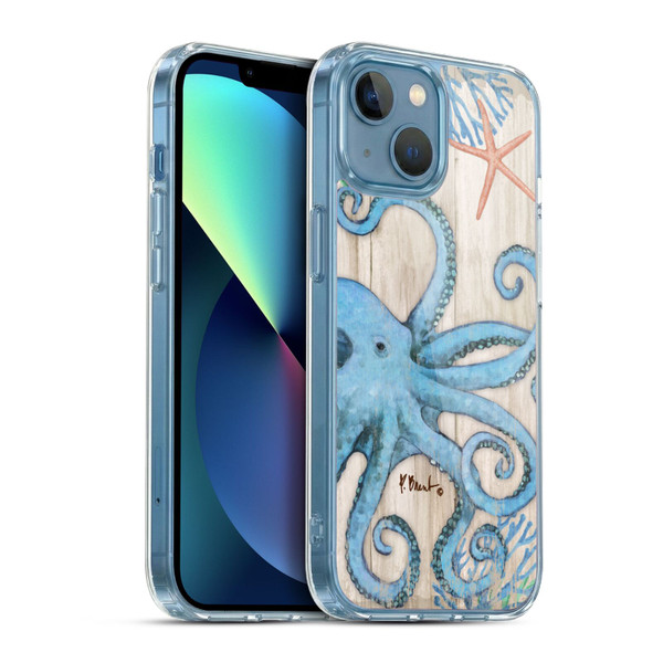 Paul Brent Coastal Sealife Soft Gel Case for Apple iPhone 13 Mini & MagSafe