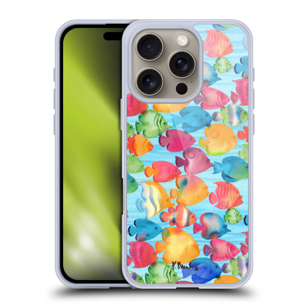 Paul Brent Coastal Tropical Fish School Soft Gel Case for Apple iPhone 16 Pro