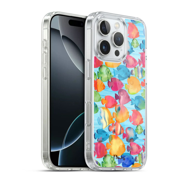 Paul Brent Coastal Tropical Fish School Soft Gel Case for Apple iPhone 16 Pro & MagSafe