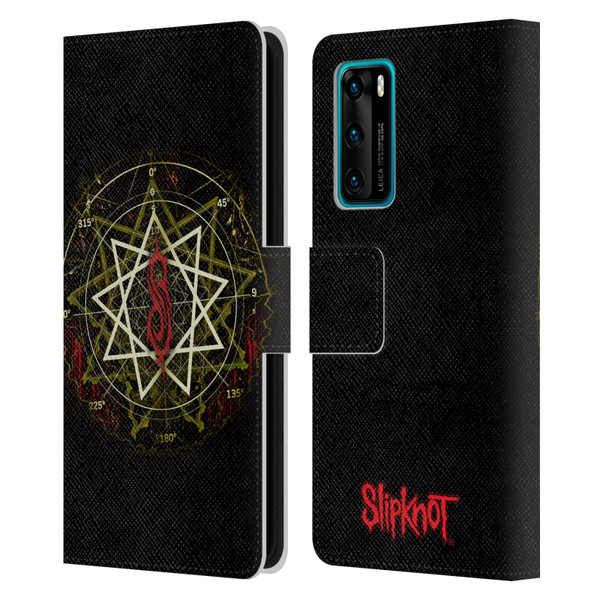 Slipknot Key Art Waves Leather Book Wallet Case Cover For Huawei P40 5G