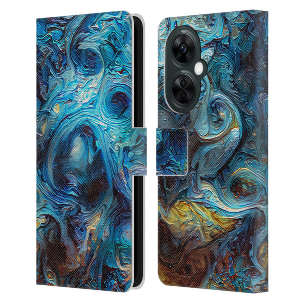 Cosmo18 Jupiter Fantasy Blue Leather Book Wallet Case Cover For OnePlus Nord CE 3 Lite 5G