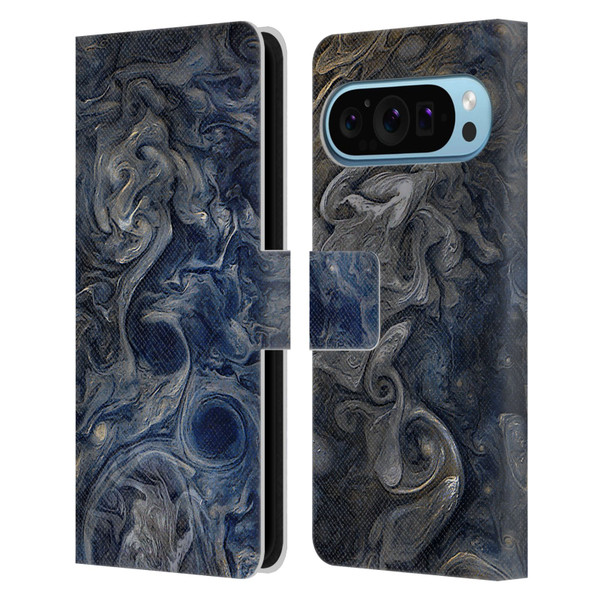 Cosmo18 Space 2 Blues Leather Book Wallet Case Cover For Google Pixel 9 / Pixel 9 Pro