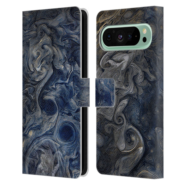 Cosmo18 Space 2 Blues Leather Book Wallet Case Cover For Google Pixel 9 Pro XL