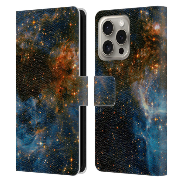 Cosmo18 Space 2 Galaxy Leather Book Wallet Case Cover For Apple iPhone 16 Pro