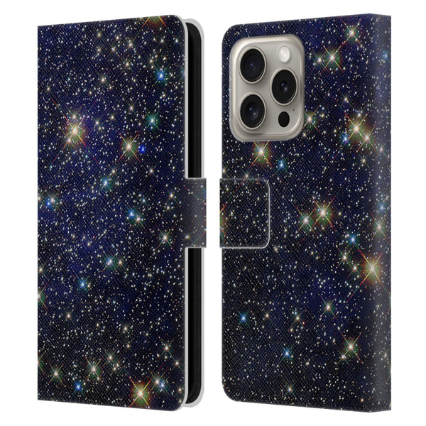 Cosmo18 Space 2 Standout Leather Book Wallet Case Cover For Apple iPhone 16 Pro