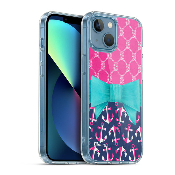 Paul Brent Nautical Bow Soft Gel Case for Apple iPhone 13 Mini & MagSafe