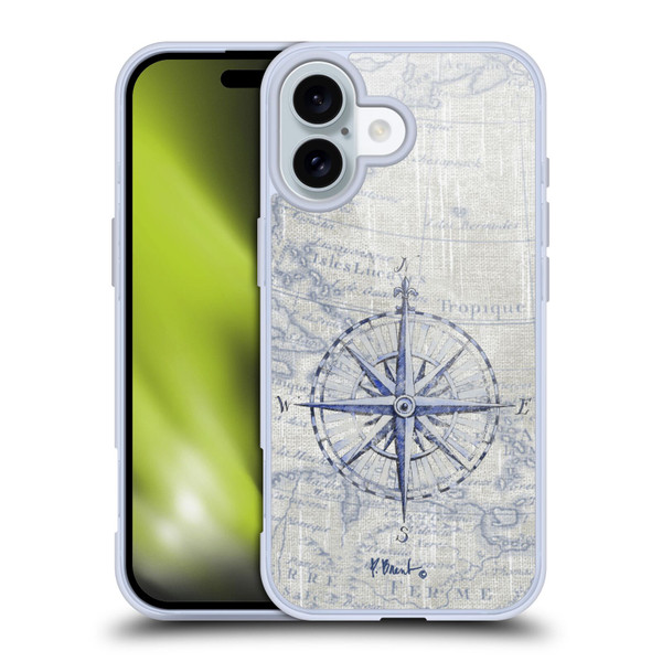 Paul Brent Nautical Vintage Compass Soft Gel Case for Apple iPhone 16