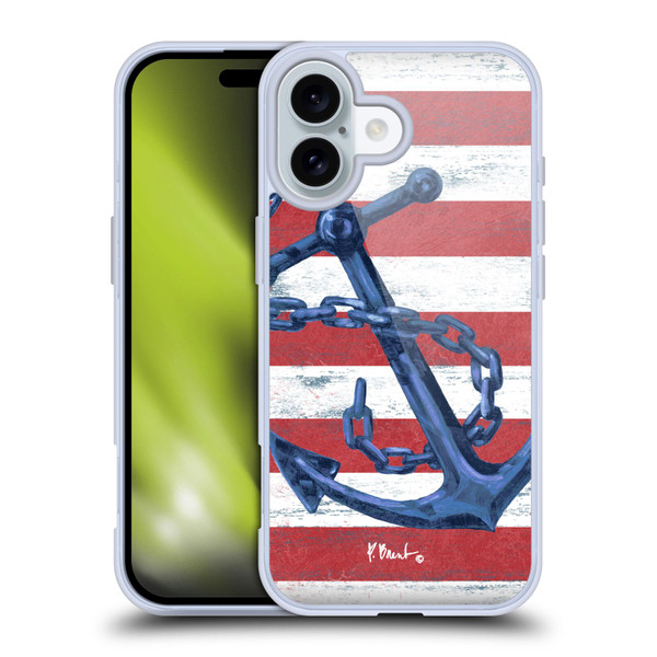 Paul Brent Nautical Westerly Anchor Soft Gel Case for Apple iPhone 16