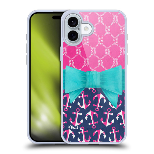 Paul Brent Nautical Bow Soft Gel Case for Apple iPhone 16 Plus