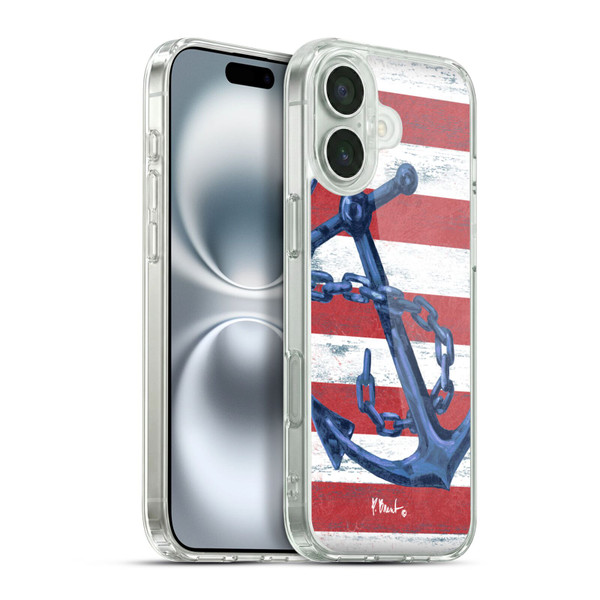 Paul Brent Nautical Westerly Anchor Soft Gel Case for Apple iPhone 16 Plus & MagSafe
