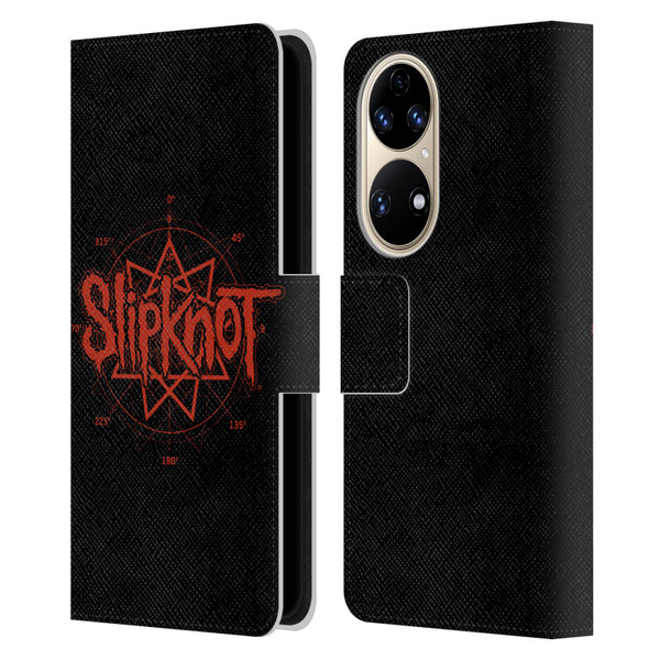 Slipknot Key Art Logo Leather Book Wallet Case Cover For Huawei P50