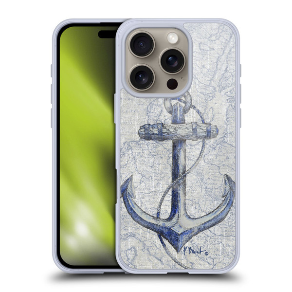Paul Brent Nautical Vintage Anchor Soft Gel Case for Apple iPhone 16 Pro