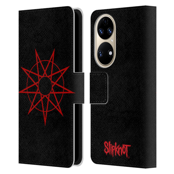 Slipknot Key Art Nanogram Leather Book Wallet Case Cover For Huawei P50