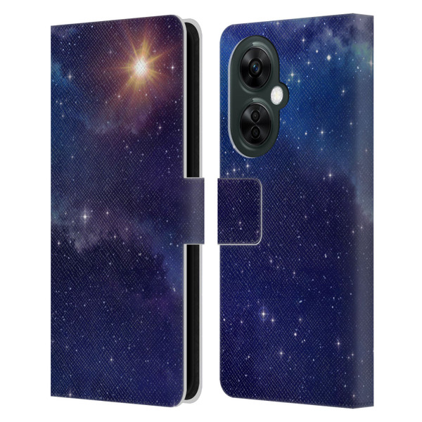Cosmo18 Space 2 Shine Leather Book Wallet Case Cover For OnePlus Nord CE 3 Lite 5G