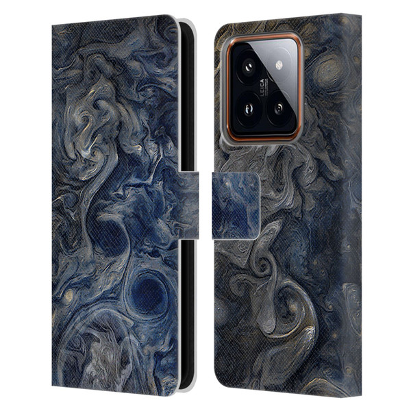 Cosmo18 Space 2 Blues Leather Book Wallet Case Cover For Xiaomi 14